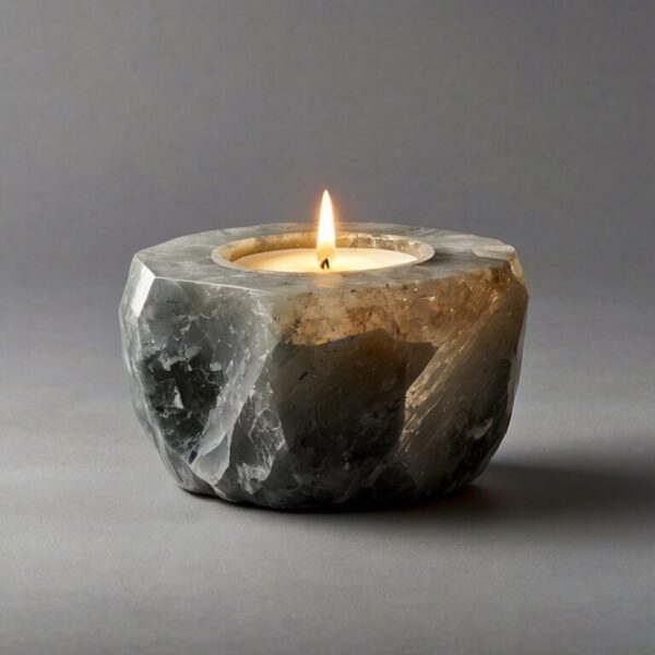Crystal Quartzite Candle Holders - Image 3