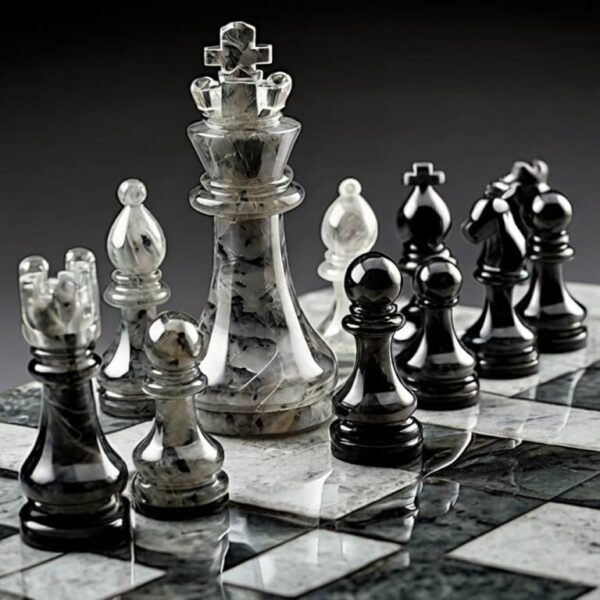 Crystal Quartzite Chess Set - Image 2