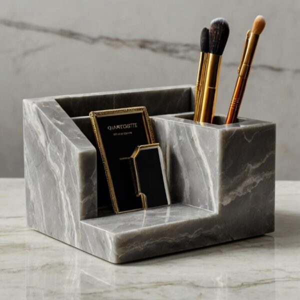 Crystal Quartzite Desk Organizer