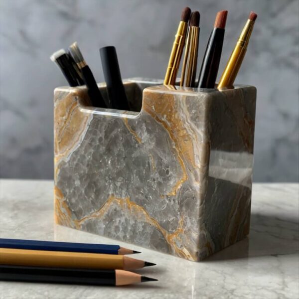 Crystal Quartzite Desk Organizer - Image 2