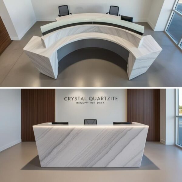 Crystal Quartzite Reception Desk - Image 2