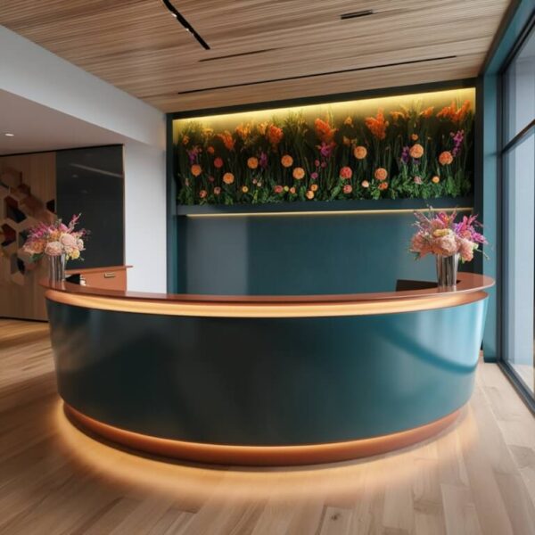 Curve Reception Desk - Image 4