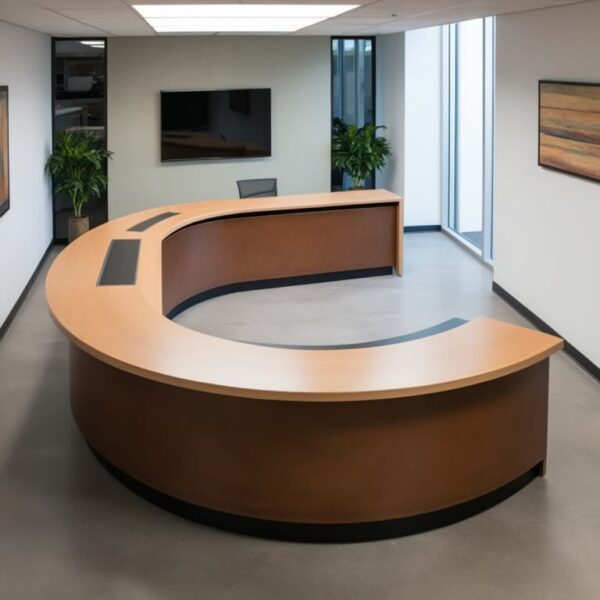 Curved Reception Desk - Image 3