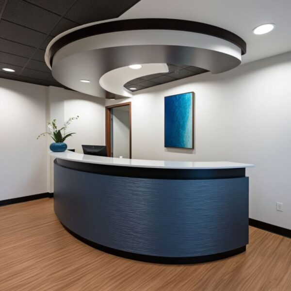 Curved Reception Desk Design - Image 2