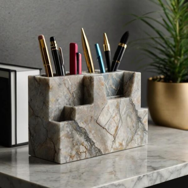 Desert Quartzite Desk Organizer