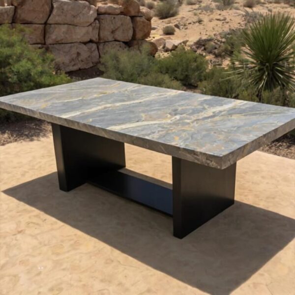 Desert Quartzite Outdoor Table - Image 4