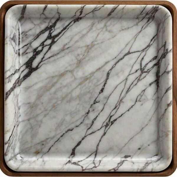 Dolomite Marble Marble Tray - Image 2