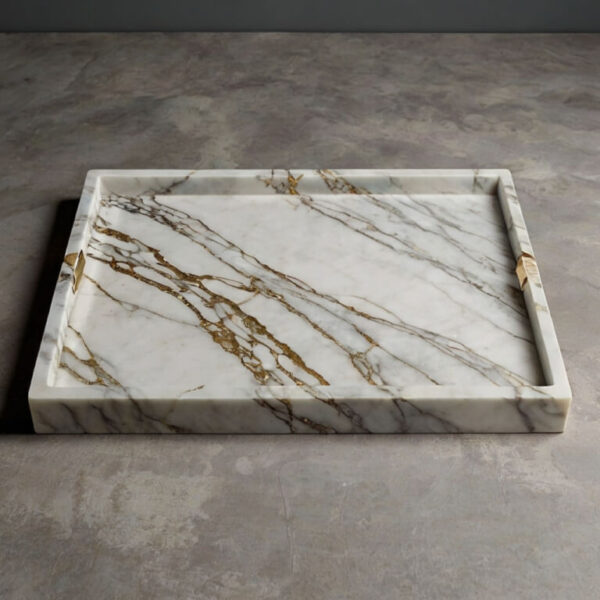 Dolomite Marble Marble Tray - Image 4