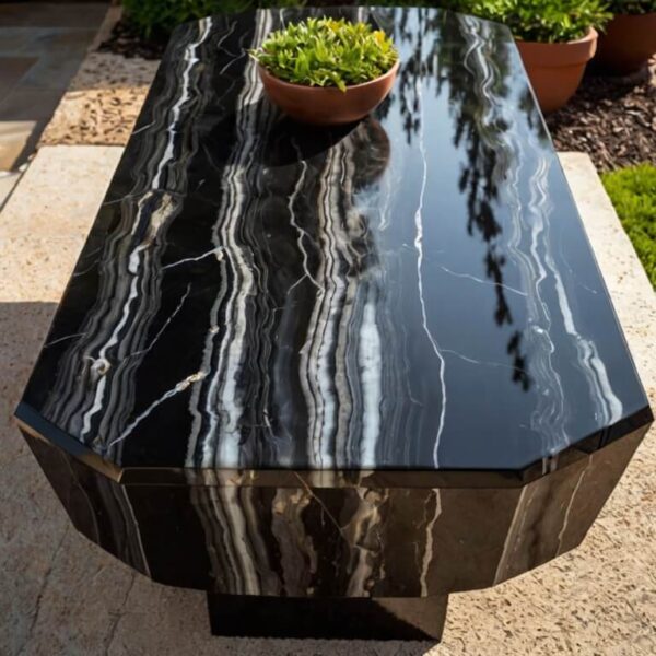 Ebony Onyx Outdoor Table