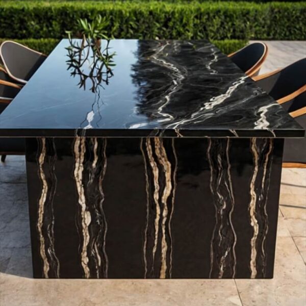 Ebony Onyx Outdoor Table - Image 4