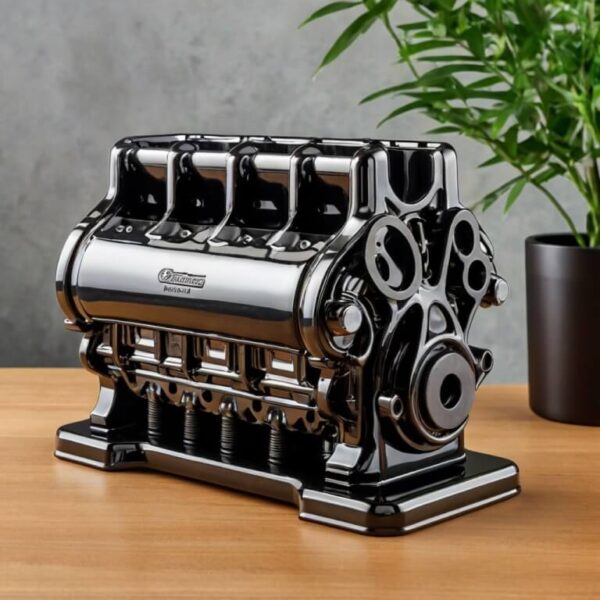 Engine Block Desk Organizer