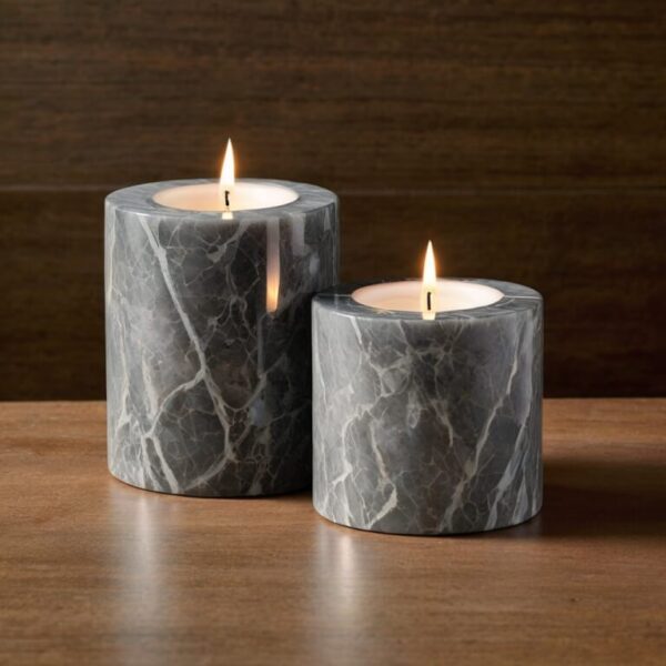 Everest Quartzite Candle Holders - Image 2