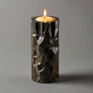 Fossil Stone Candle Holders