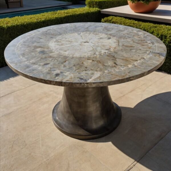 Fossil Stone Outdoor Table