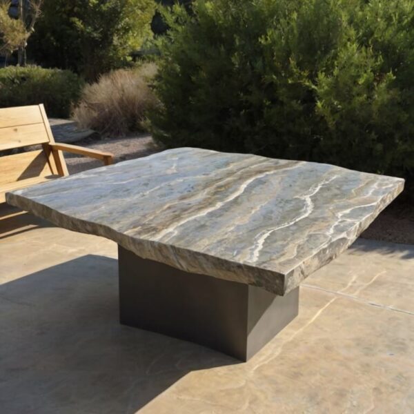 Fossil Stone Outdoor Table - Image 2