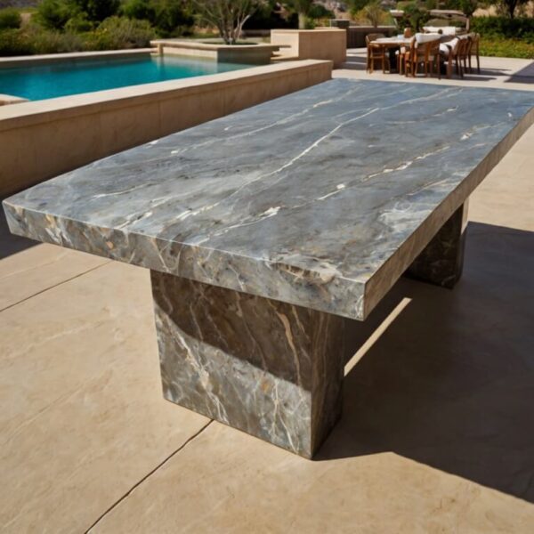 Fossil Stone Outdoor Table - Image 3