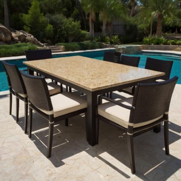 Giallo Ornamental Granite Outdoor Table