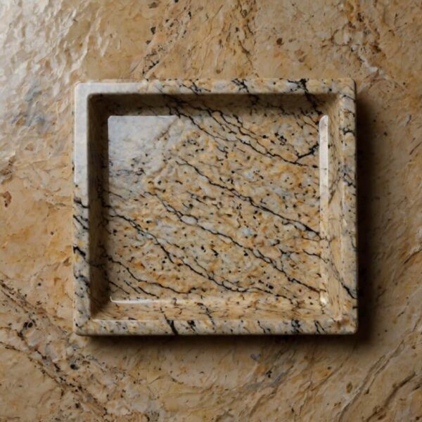 Giallo Ornamental Granite Tray