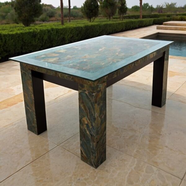 Glass Outdoor Table - Image 3
