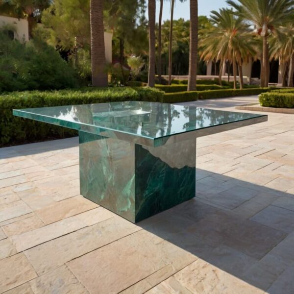 Glass Outdoor Table - Image 4