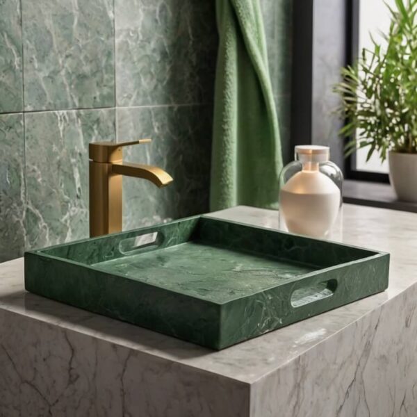 Green Bathroom Tray - Image 3