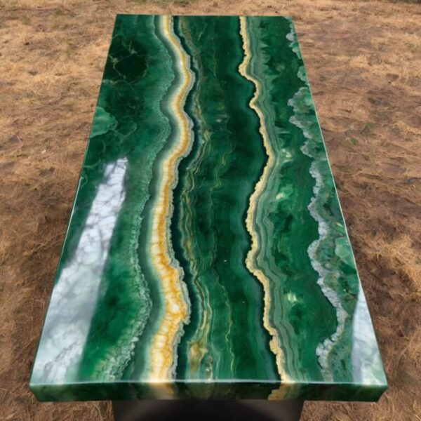 Green Onyx Outdoor Table - Image 4
