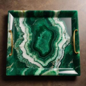 Green Onyx Tray