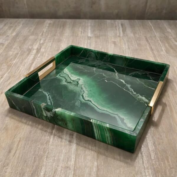 Green Onyx Tray - Image 3