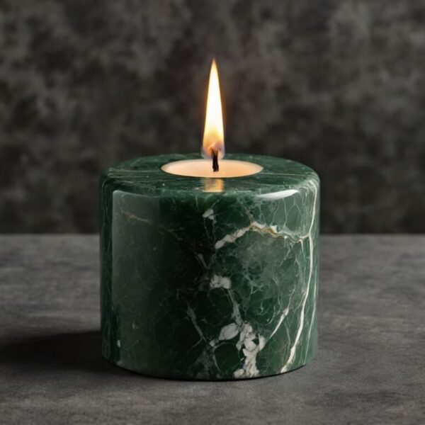 Greenstone Candle Holders - Image 3