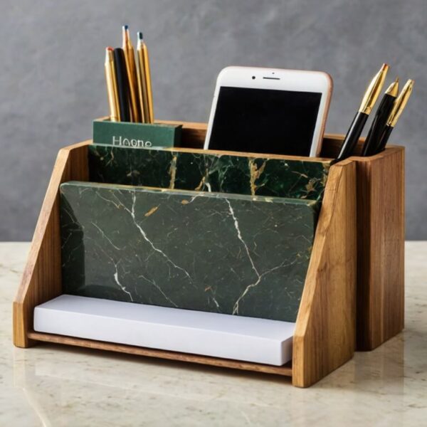 Greenstone Desk Organizer