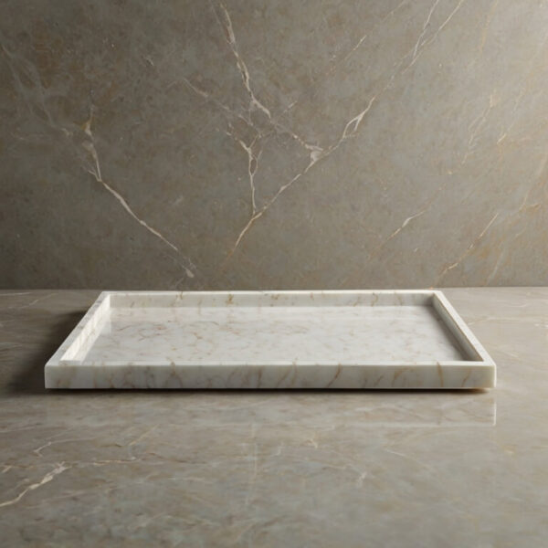 HanStone White Quartz Tray - Image 4