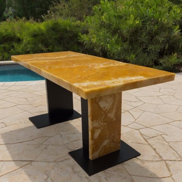 Honey Onyx Outdoor Table - Image 2