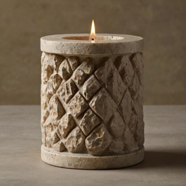 Jerusalem Stone Candle Holders - Image 3