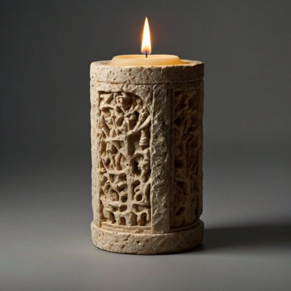 Jerusalem Stone Candle Holders - Image 4
