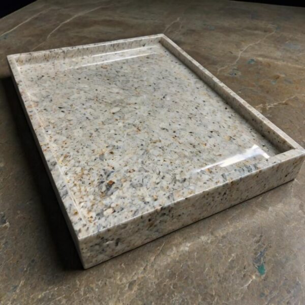 Kashmir White Granite Tray - Image 4