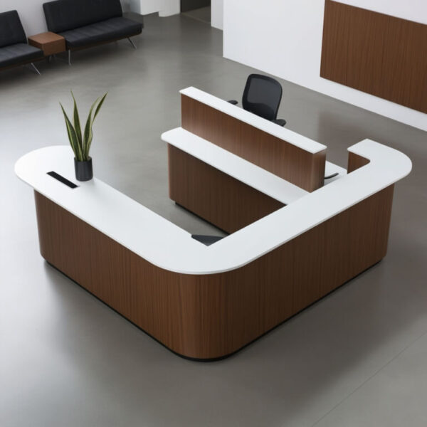 L Shape Reception Desk - Image 2