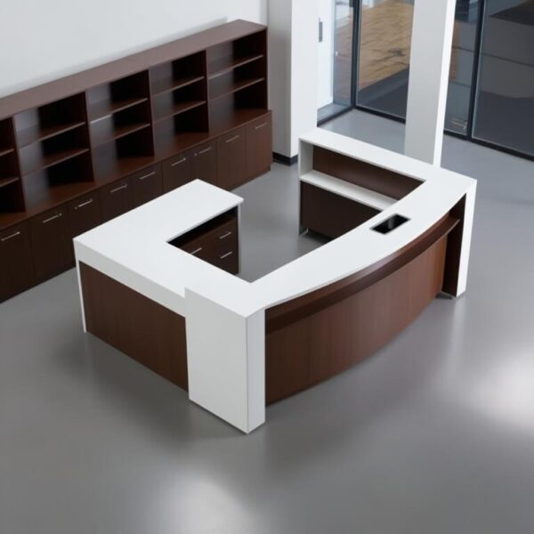 L Shape Reception Desk - Image 4