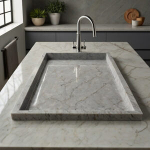 LG Viatera Minuet Quartz Tray