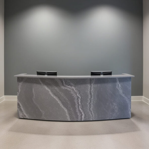 Lava Quartz Reception Desk
