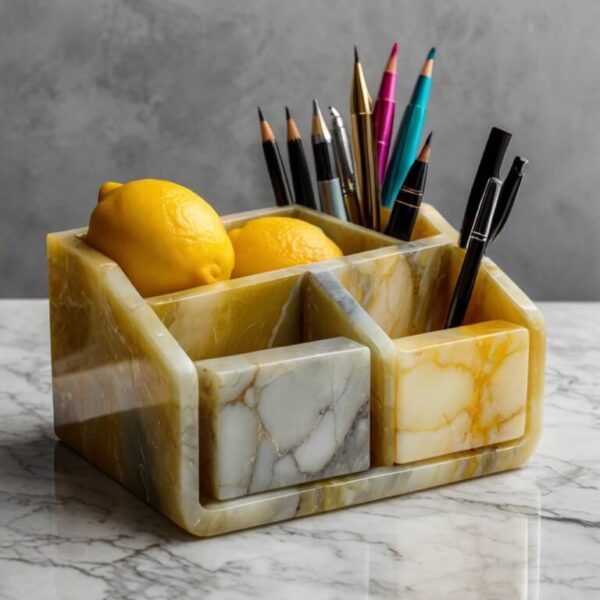 Lemon Onyx Desk Organizer - Image 4