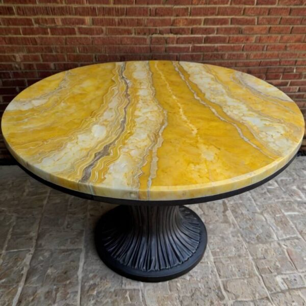 Lemon Onyx Outdoor Table