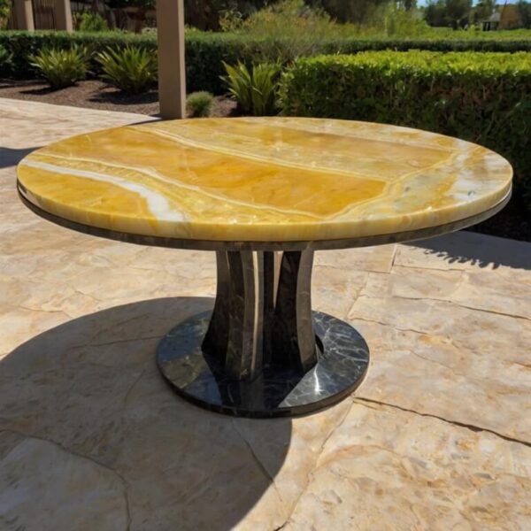 Lemon Onyx Outdoor Table - Image 2