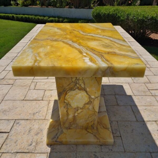 Lemon Onyx Outdoor Table - Image 3