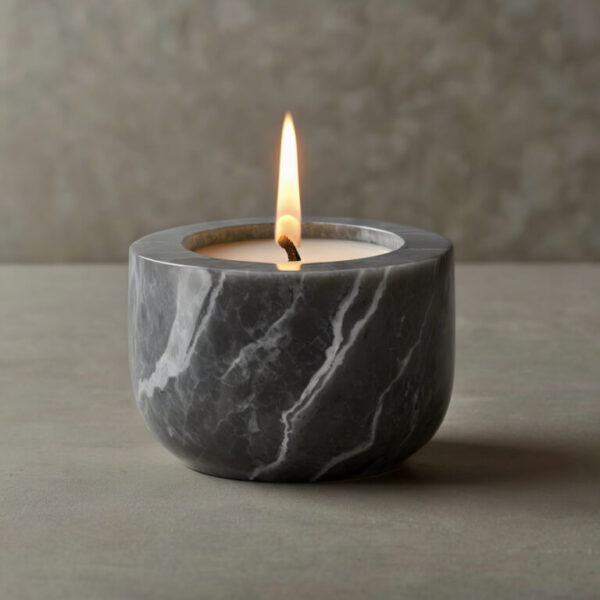 Lg Viatera Minuet Quartz Candle Holders - Image 4
