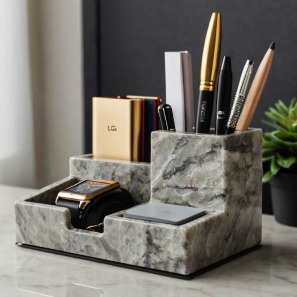 Lg Viatera Minuet Quartz Desk Organizer - Image 4