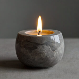 Lg Viatera Montclair Quartz Candle Holders