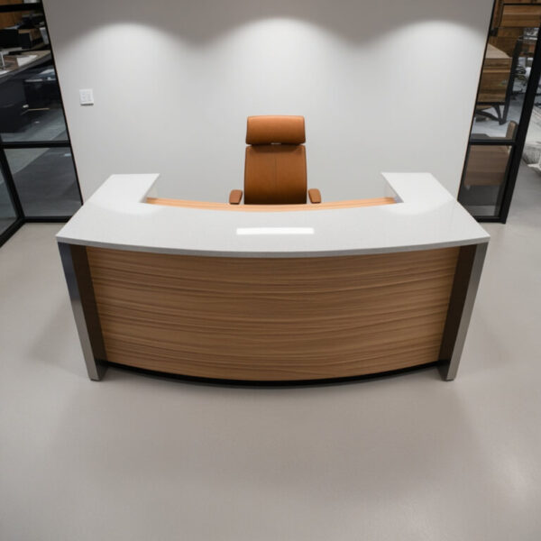 Lg Viatera Sable Quartz Reception Desk