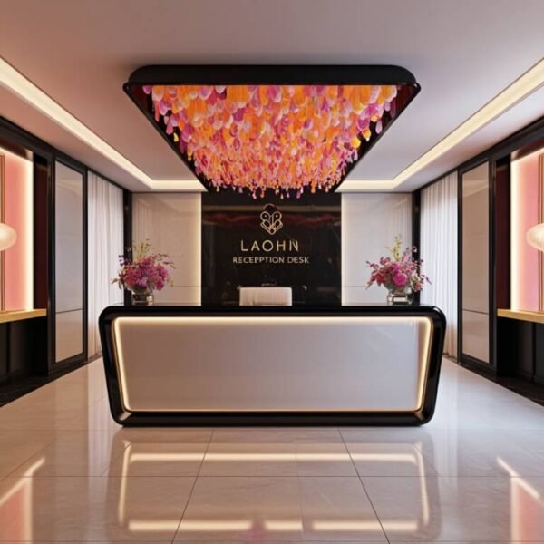 Luxury Modern Reception Desk Design - Image 4