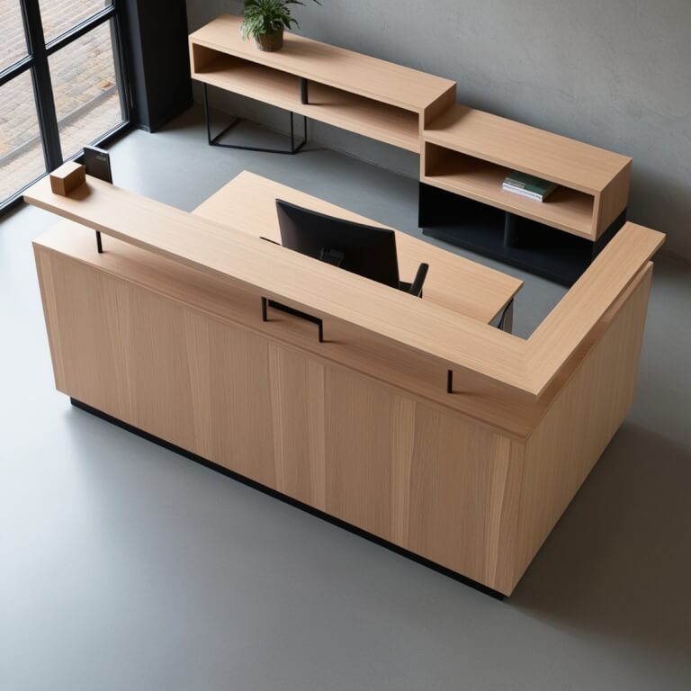 Modern Reception Desk - Image 4