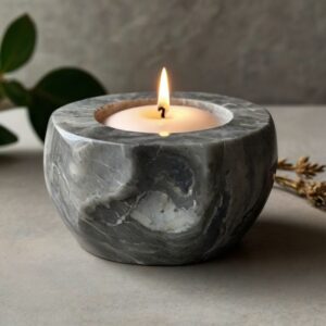Mont Blanc Quartzite Candle Holders
